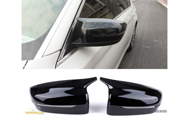 Set Spiegelkappen hochglanz Schwarz passt für BMW 3er G20 G21 auch