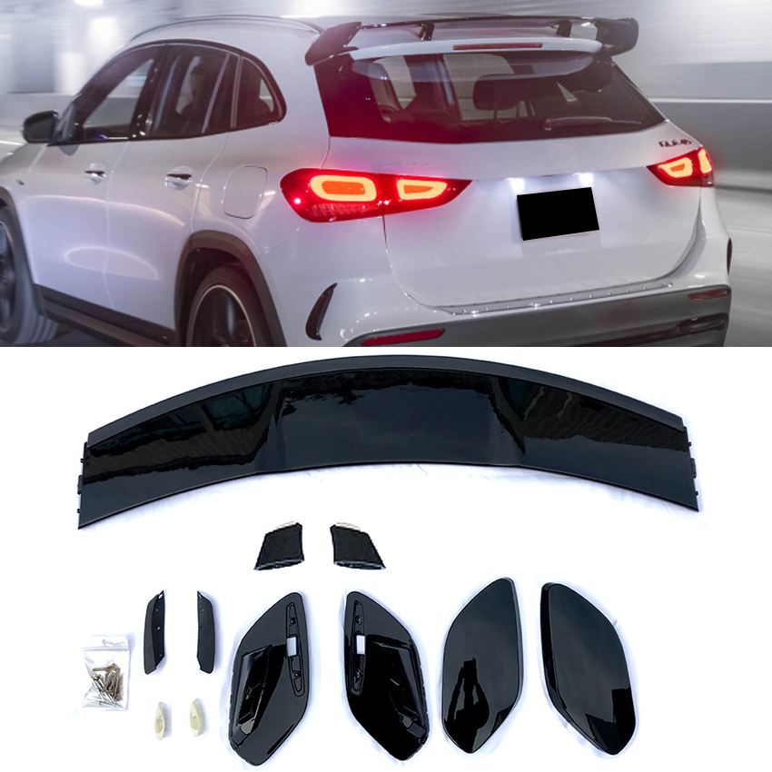 SPOILER ROOF SPOILER REAR WING AMG LOOK BLACK FOR MERCEDES H247 GLA-CLASS