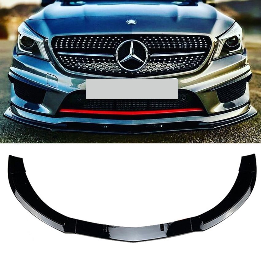 Splitter przedni spoiler spoiler pasuje do Mercedesa C117 X117 CLA z pakietem AMG