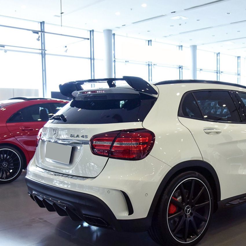 SPOILER ROOF SPOILER REAR WING AMG LOOK BLACK FOR MERCEDES X156 GLA-CLASS